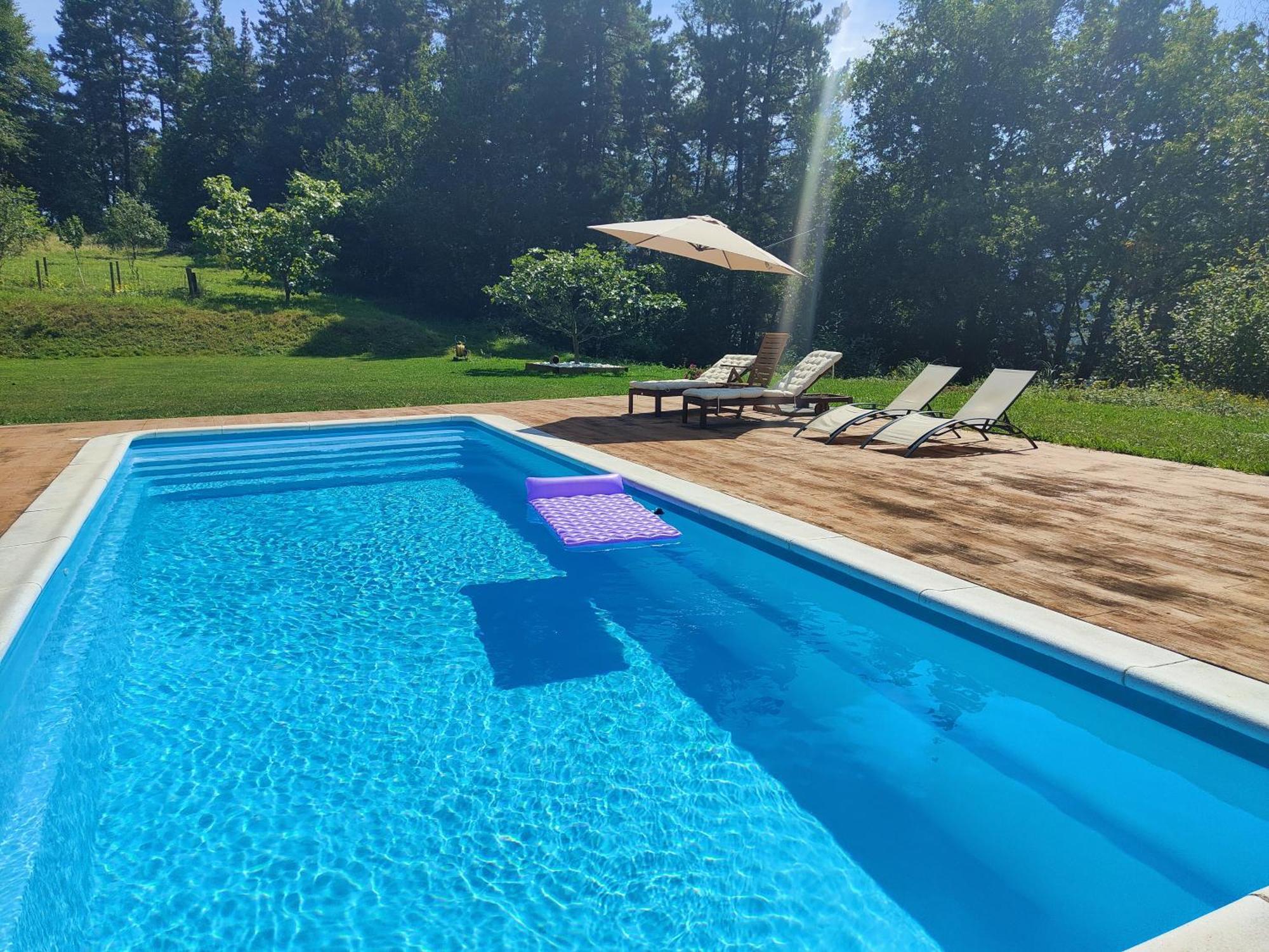 Chalet Con Piscina Climatizada En La Naturaleza Areatza Zewnętrze zdjęcie